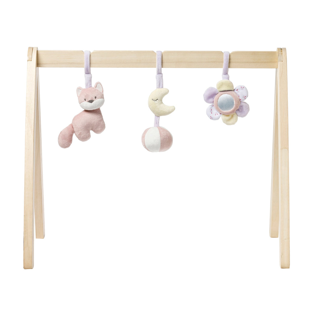 Nattou Wooden Arch with Hanging Toys  Alice and Pomme 60x50 cm Pink