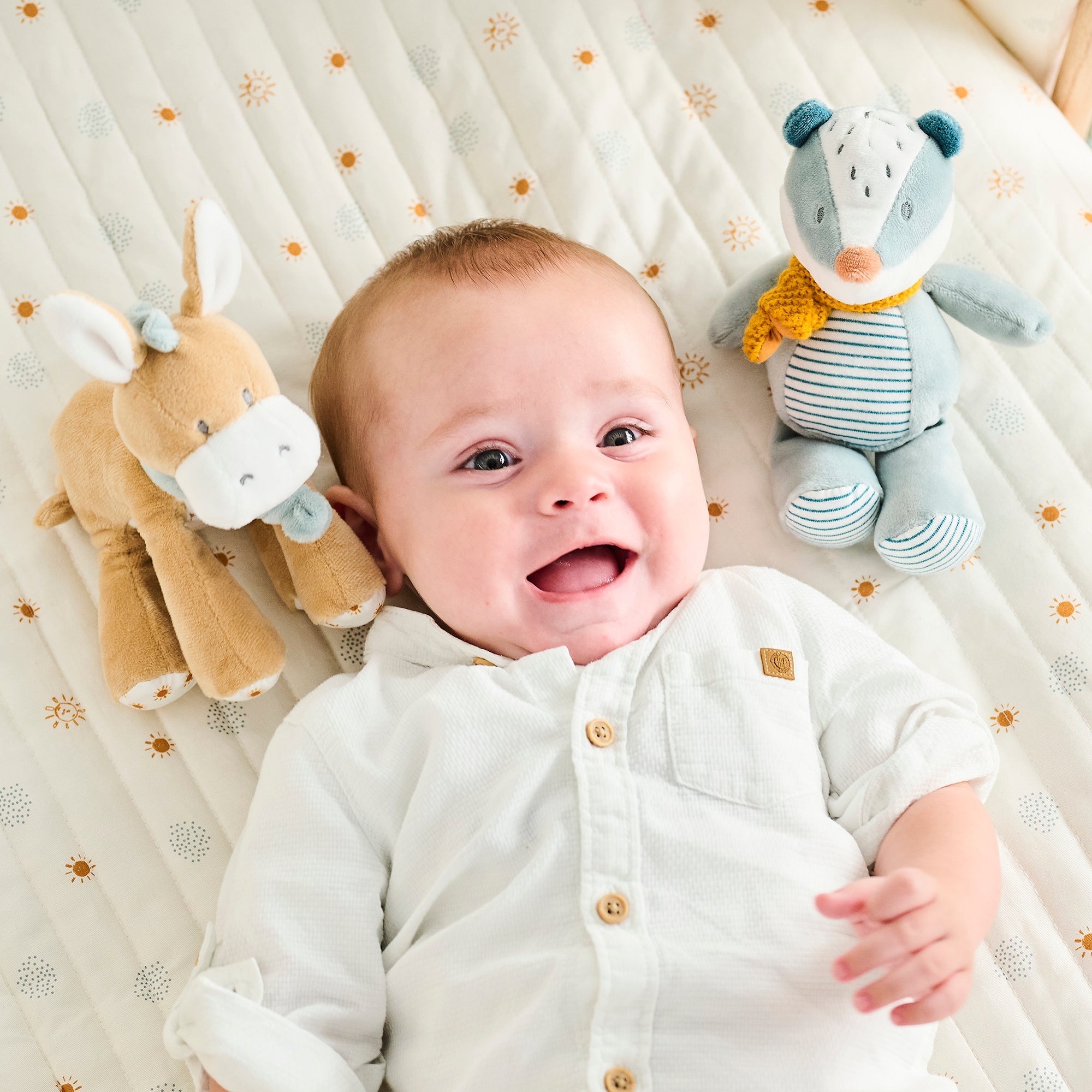 Nattou Cuddly Badger Felix