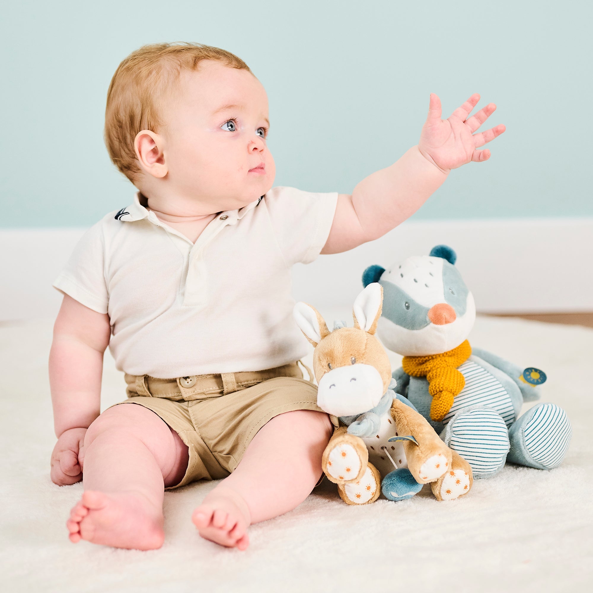 Nattou Musical Cuddly Donkey Leo