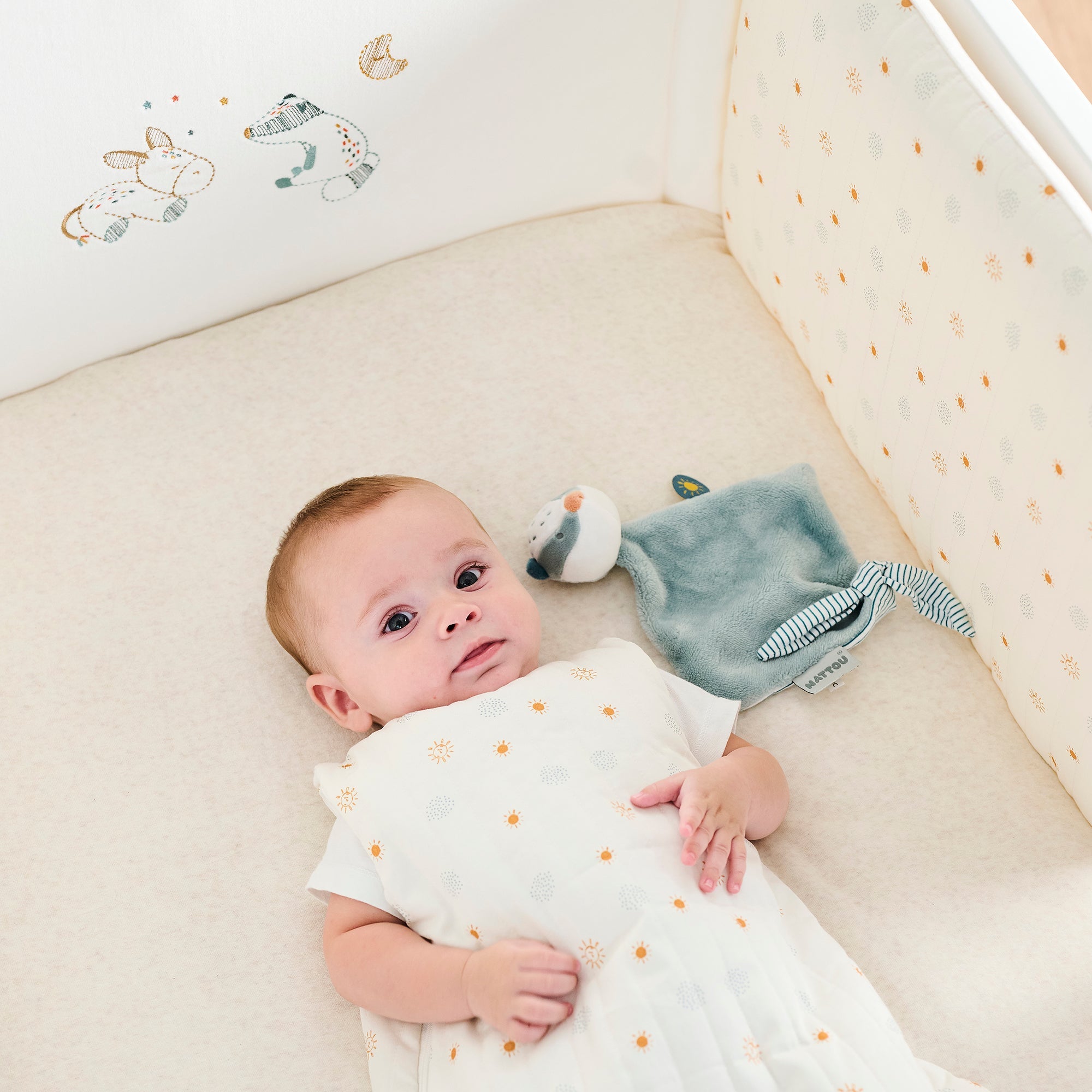 Nattou Comforter Doudou Badger Felix