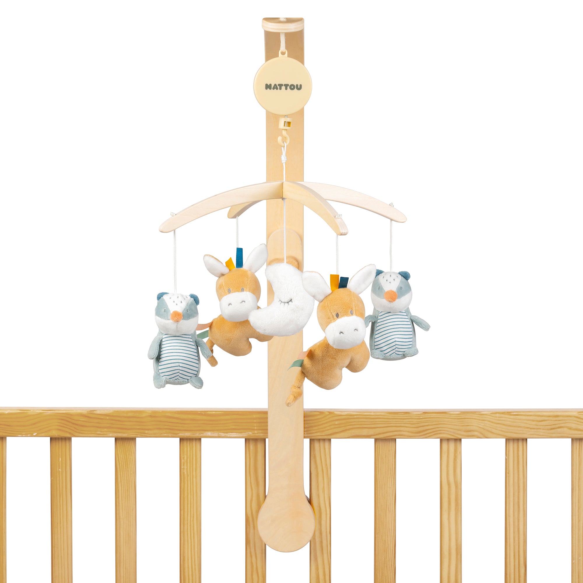 Mobile Musical Bébé en Bois