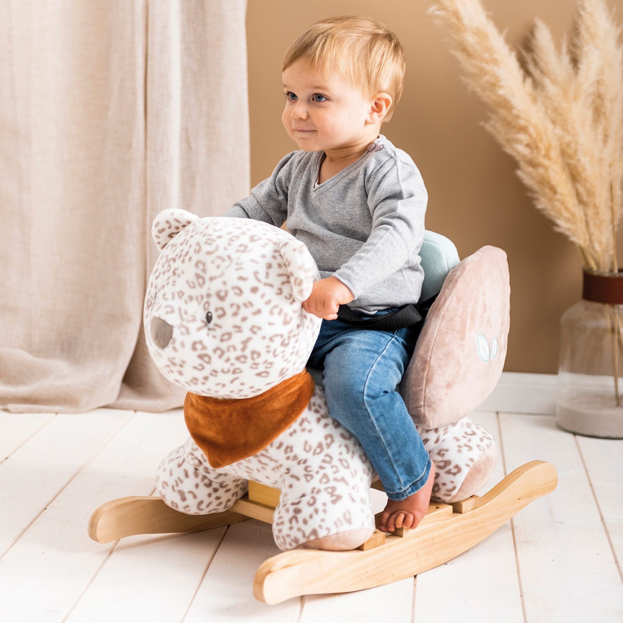 Rocking Toy Snow Leopard Boris and Jungo 5414673620291 Nattou