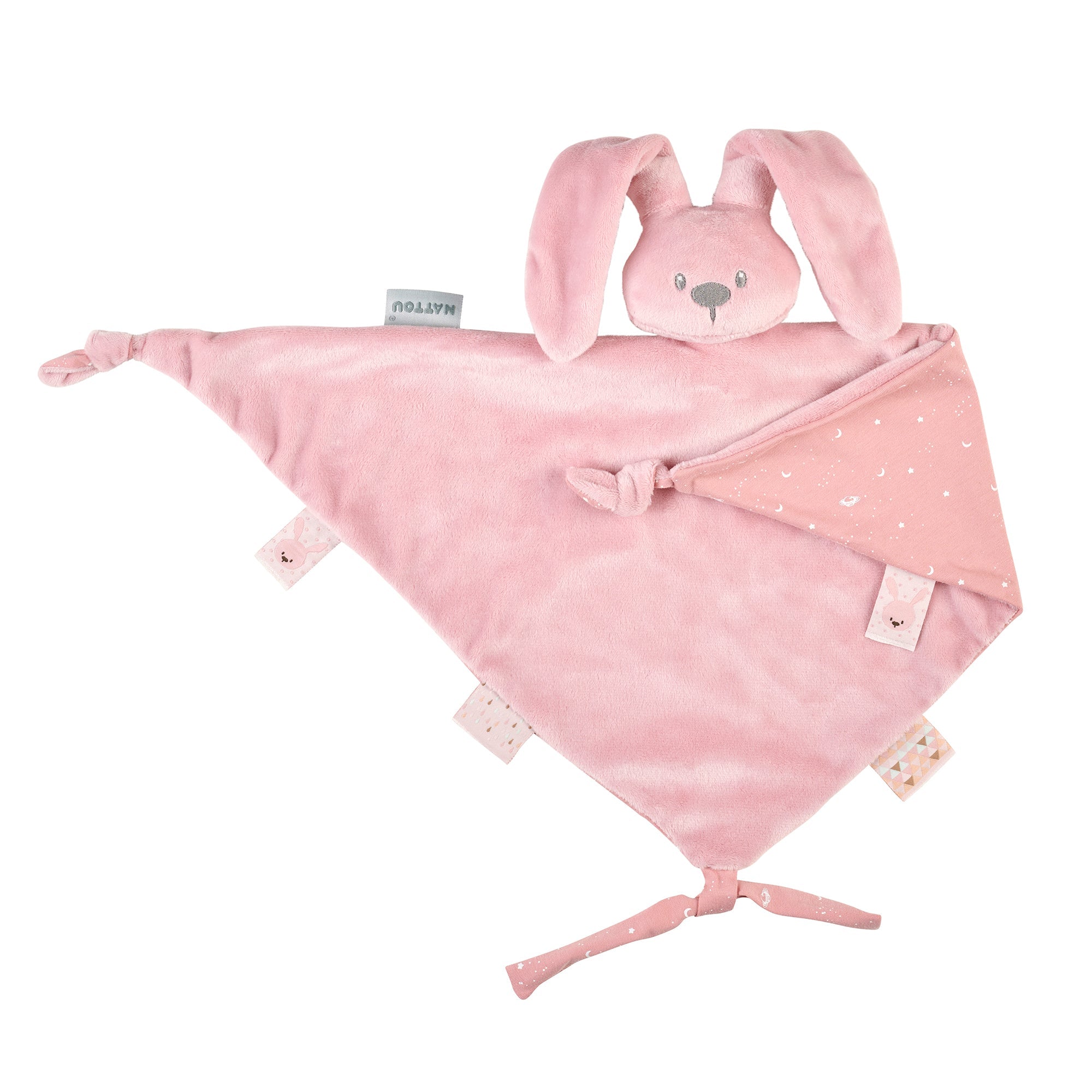 Doudou Peluche Poupée Hannah dans Le Lapin Grenouillère Rose Little Doudou Peluche Poupée Hannah dans Le Lapin Grenouillère Rose Little