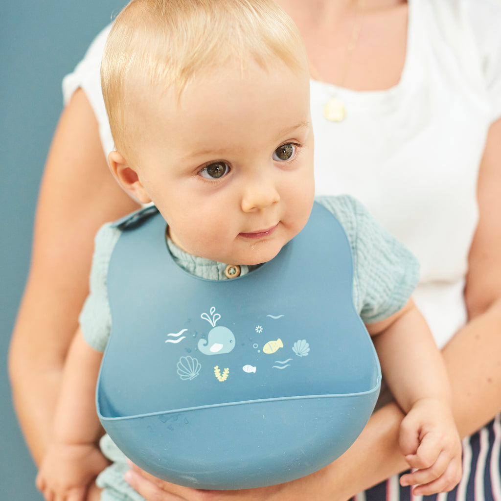 Bib with Drip Tray Silicone