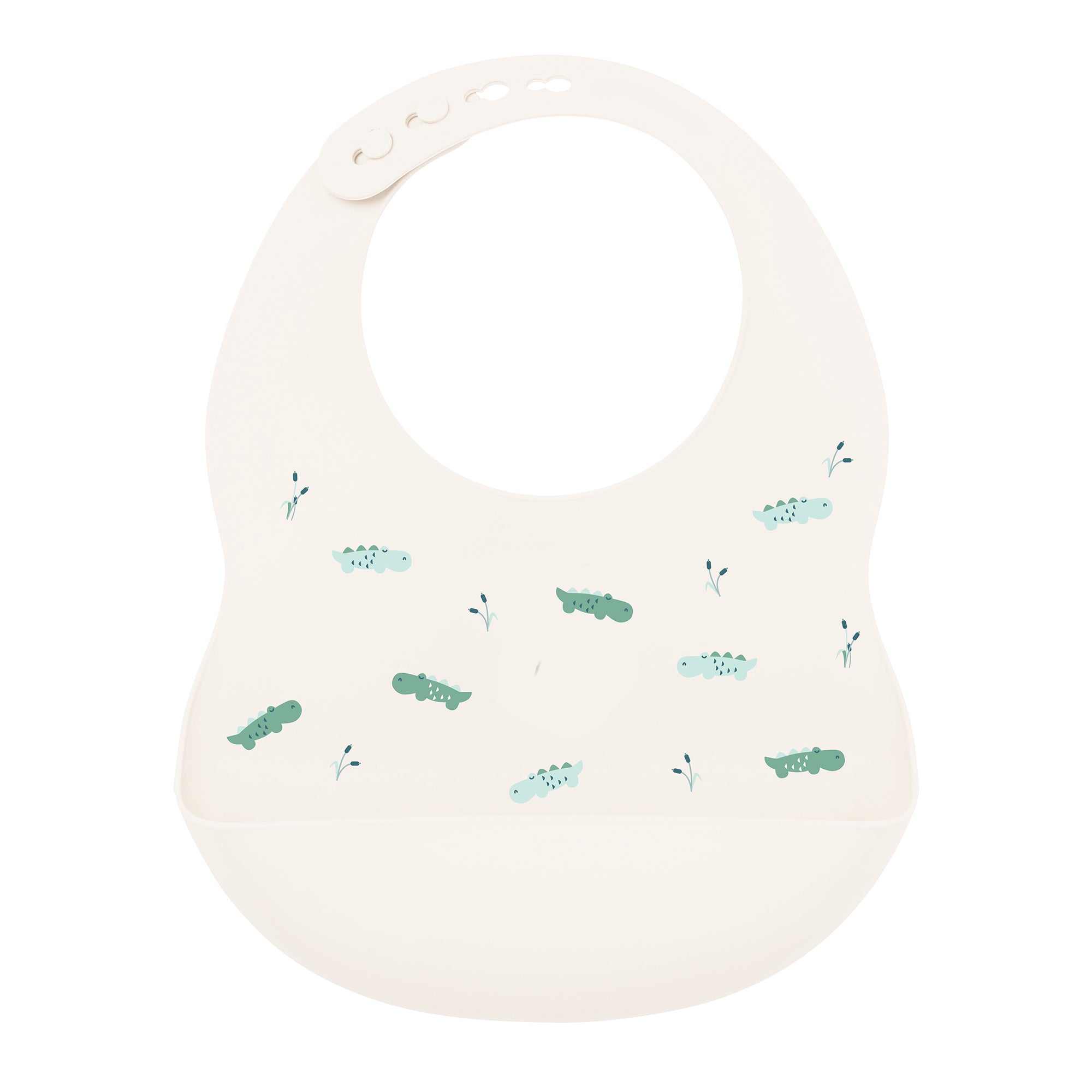 Bavoir Bébé THERMOBABY BIBOU Avec Récupérateur - Ajustable, Imperméable - Fabriqué En France - Coloris Lilas