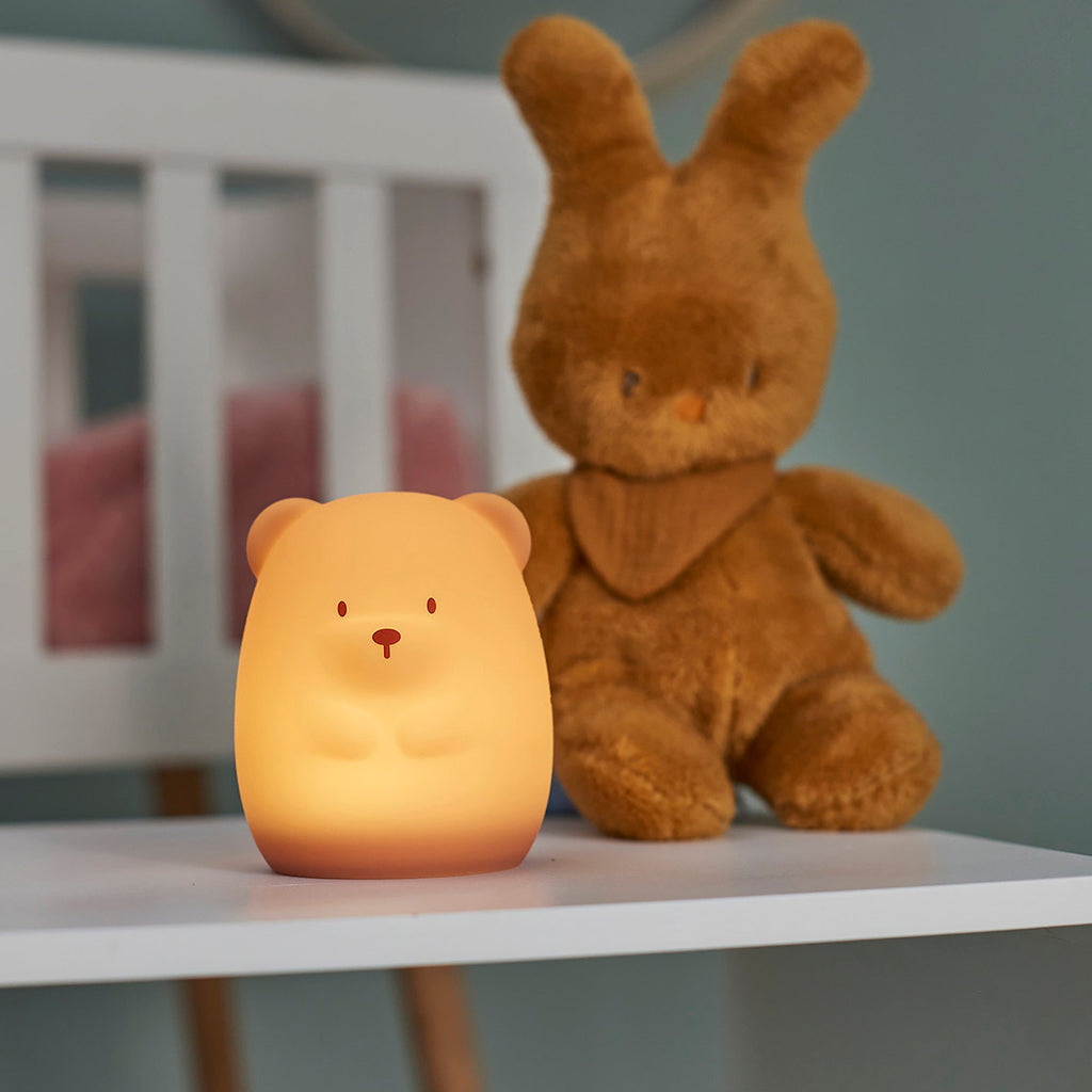 Night Light Bear Silicone Brown