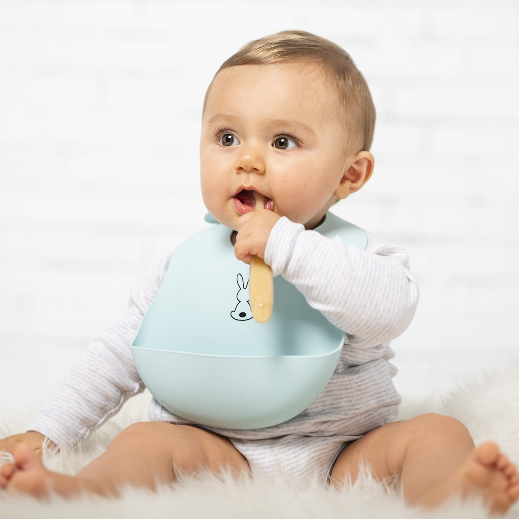 Bib with Drip Tray Silicone 5414673877039 Nattou