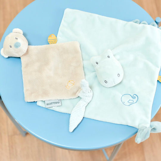 Knuffeldoekje Doudou Krokodil Romeo