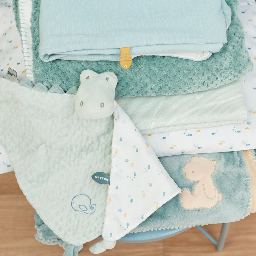 Nattou Baby Blanket  Romeo, Jules and Sally 100x75 cm Beige